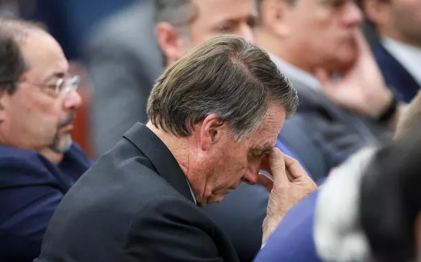 Jair Bolsonaro durante interrogatório no STF
