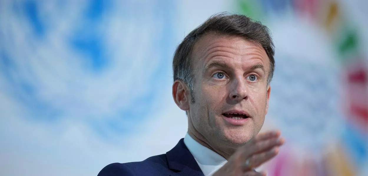 Presidente francês Emmanuel Macron em Nice
9/6/2025