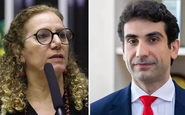 Jandira Feghali e Gabriel Galípolo