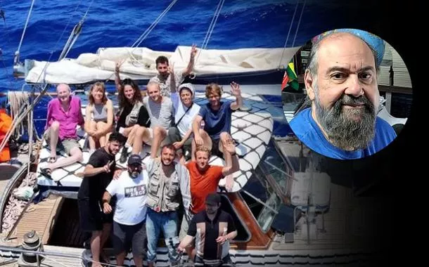 Ativistas da Flotilha da Liberdade e Lejeune Mirhan