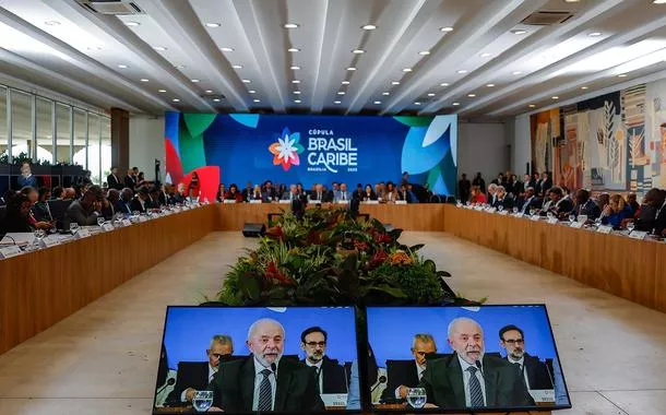 Presidente da República, Luiz Inácio Lula da Silva, durante Sessão Plenária da Cúpula Brasil-Caribe.Palácio Itamaraty