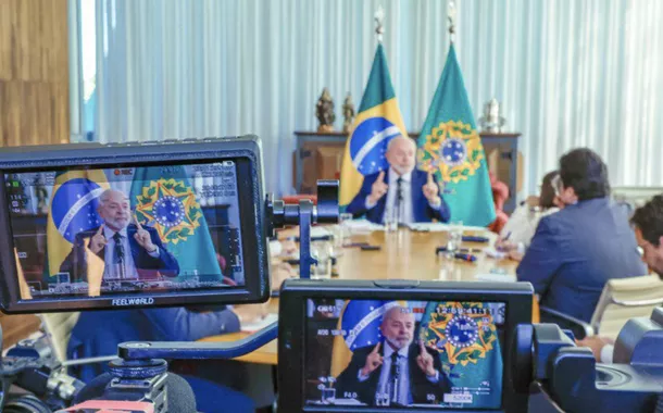 Lula durante entrevista