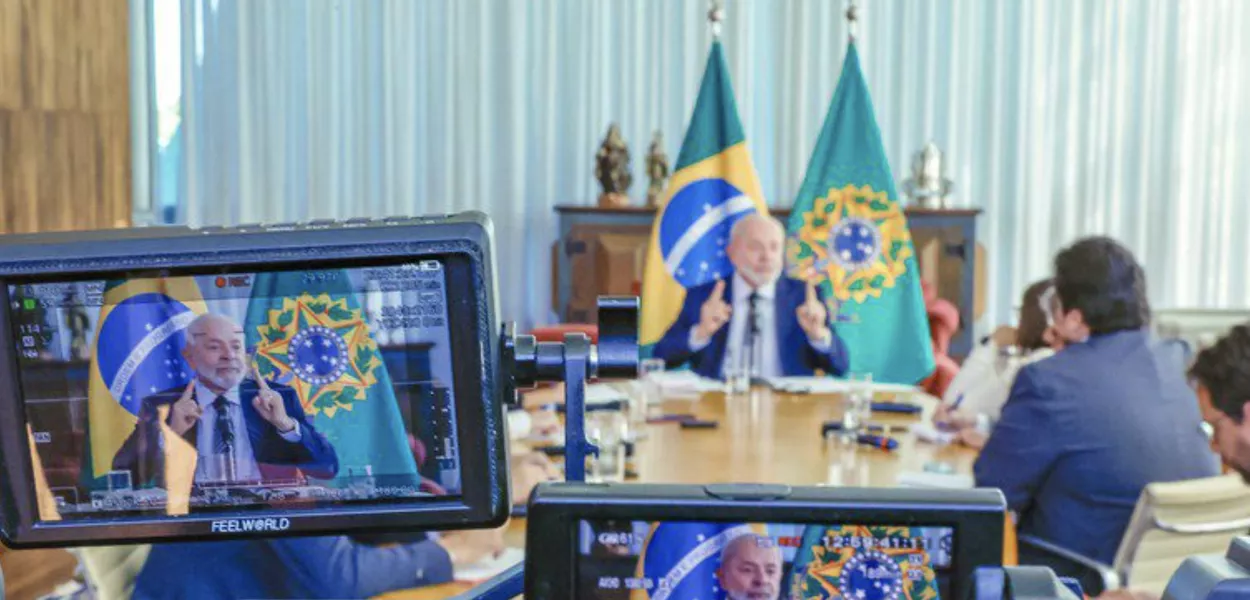 Lula durante entrevista