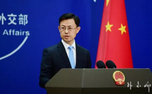 O porta-voz do Ministério das Relações Exteriores da China, Guo Jiankun