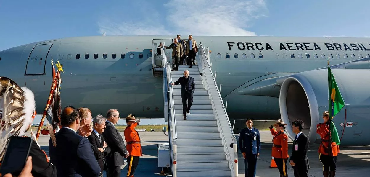 Lula chega ao Canadá para reunião do G7