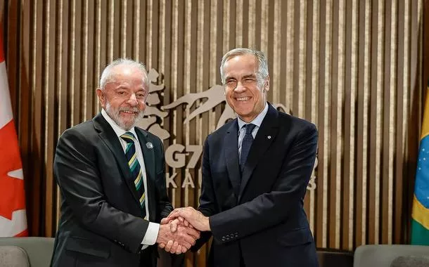 Presidente da República, Luiz Inácio Lula da Silva, durante reunião com o Primeiro-Ministro do Canadá, Mark Carney. Kananaskis, Alberta - Canadá
