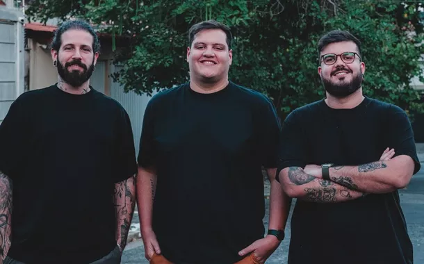 Felipe Braz, Raphael Silva e Matheus Franco, sócios e co-fundadores da Corre MKT