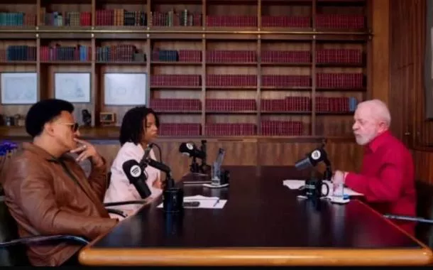 Presidente Lula concede entrevista ao rapper Mano Brown e à jornalista Semayat Oliveira
