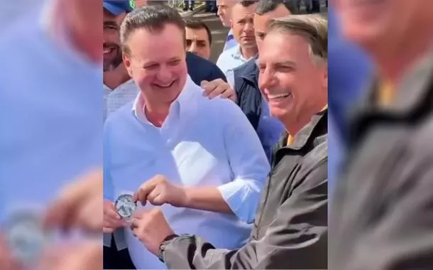 Gilberto Kassab e Jair Bolsonaro 
