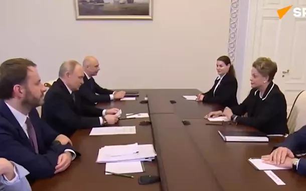 Encontro entre Vladimir Putin e Dilma Rousseff