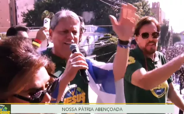 Tarcísio de Freitas e Estevam Hernandes