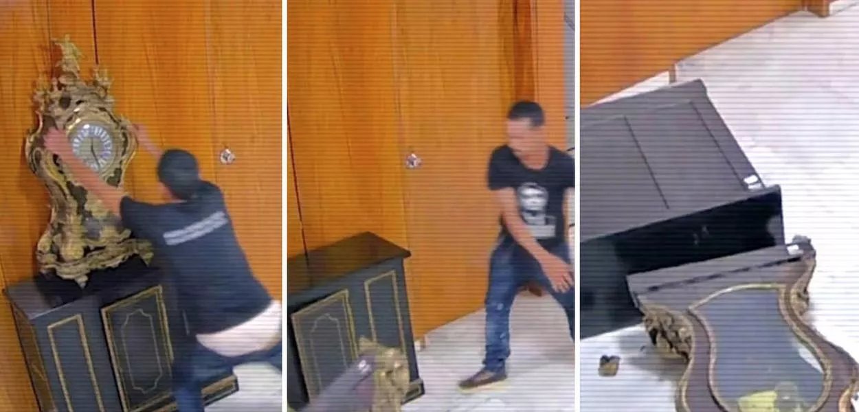 Mecânico Antônio Cláudio Alves Ferreira destruiu um relógio histórico instalado no terceiro andar do Palácio do Planalto durante a invasão do prédio por extremistas bolsonaristas nos atos de 8 de janeiro de 2023