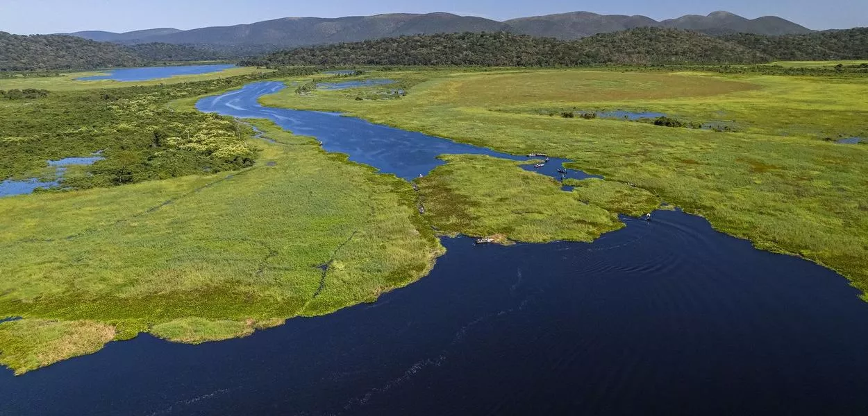 Áreas de preservação do Pantanal, em Mato Grosso do Sul.