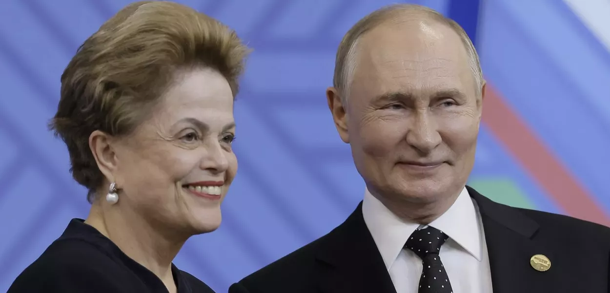 Dilma Rousseff e Vladimir Putin em São Petersburgo