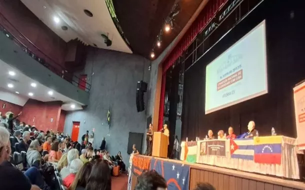 Ato de instalação da 27ª Convenção Nacional de Solidariedade a Cuba em Vitória (ES)