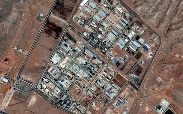 Instalação Nuclear-Isphahan, Irã,  imagem de satélite em 14 de junho , Maxar Tecnologies, Global Times