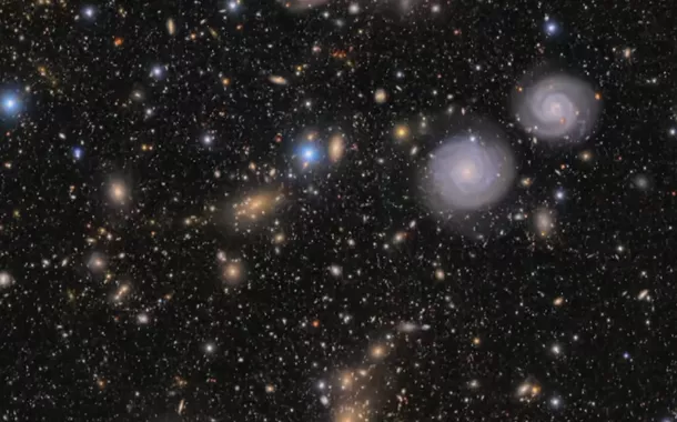 Imagem do universo registrada pela câmera do Observatório Rubin, localizado no Chile - 23/06/2025