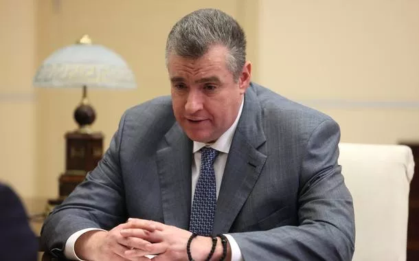 O parlamentar russo Leonid Slutsky em reunião no Kremlin - 13/02/2023