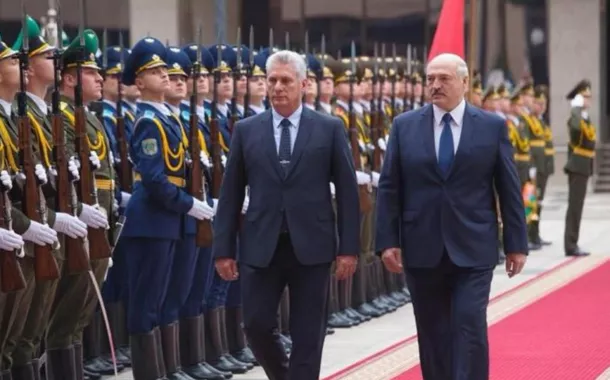 Diaz Canel e Lukashenko