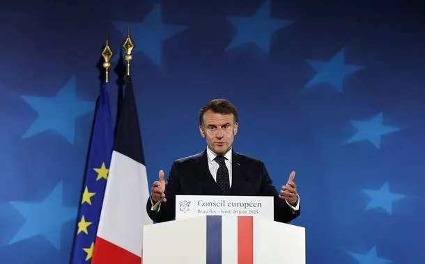 Presidente francês, Emmanuel Macron, participa de entrevista coletiva em Bruxelas
27/06/2025
