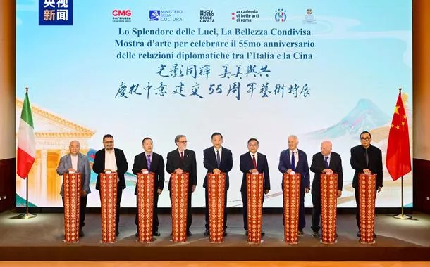 Exposição especial de arte chinesa e italiana é inaugurada em Roma