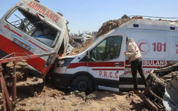 Israel já assassinou 50 socorristas do Crescente Vernelho em Gaza