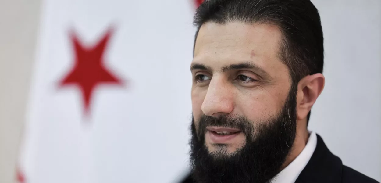 Abu Mohammed al-Jolani, também conhecido como Ahmed al-Sharaa