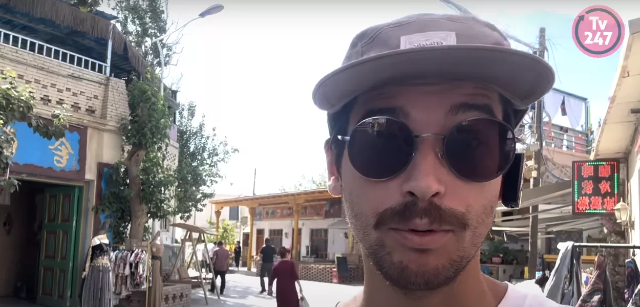Guilherme Paladino na região do Xinjiang