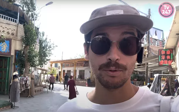 Guilherme Paladino na região do Xinjiang