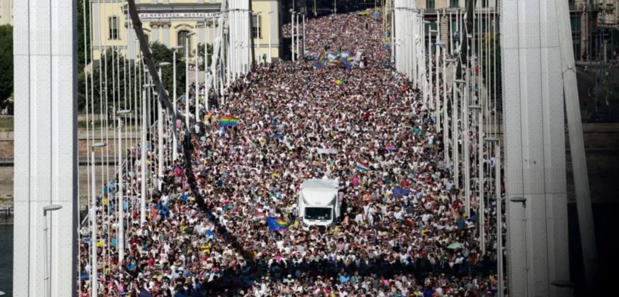 Parada LGBT+ em Budapeste