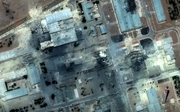Instalação nuclear, Irã Foto de Satélite/ EBC