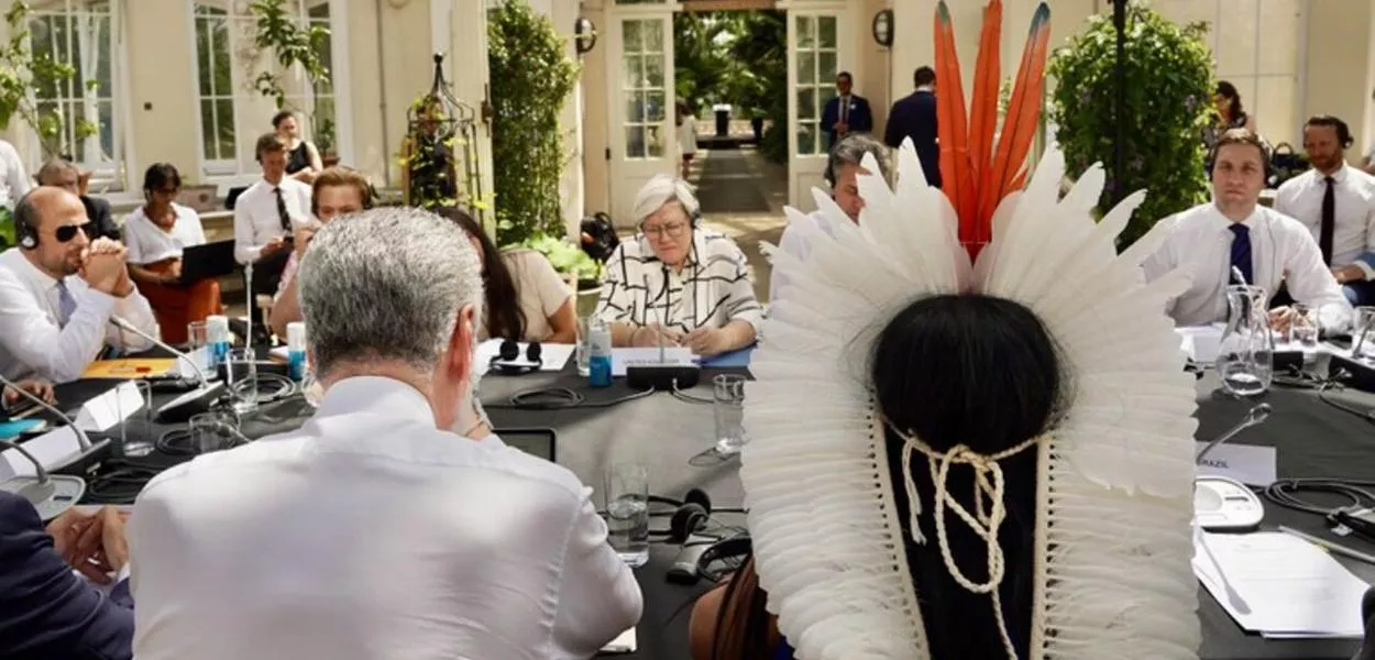 Reunião durante a Semana de ação climática, Londres