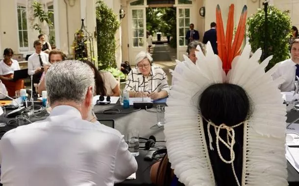 Reunião durante a Semana de ação climática, Londres
