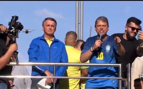 Jair Bolsonaro e Tarcísio de Freitas
