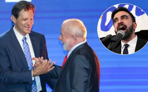 Presidente Lula com ministro Fernando Haddad e candidato a prefeito de Nova York, Zohran Mamdani