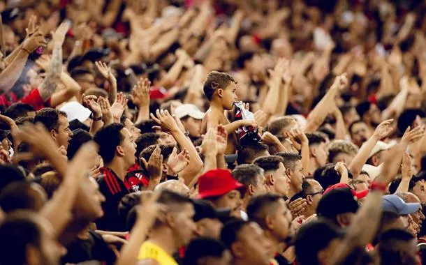 Torcida do Flamengo durante jogo contra o Bahia, pelo Campeonato Brasileiro - 10/05/2025
