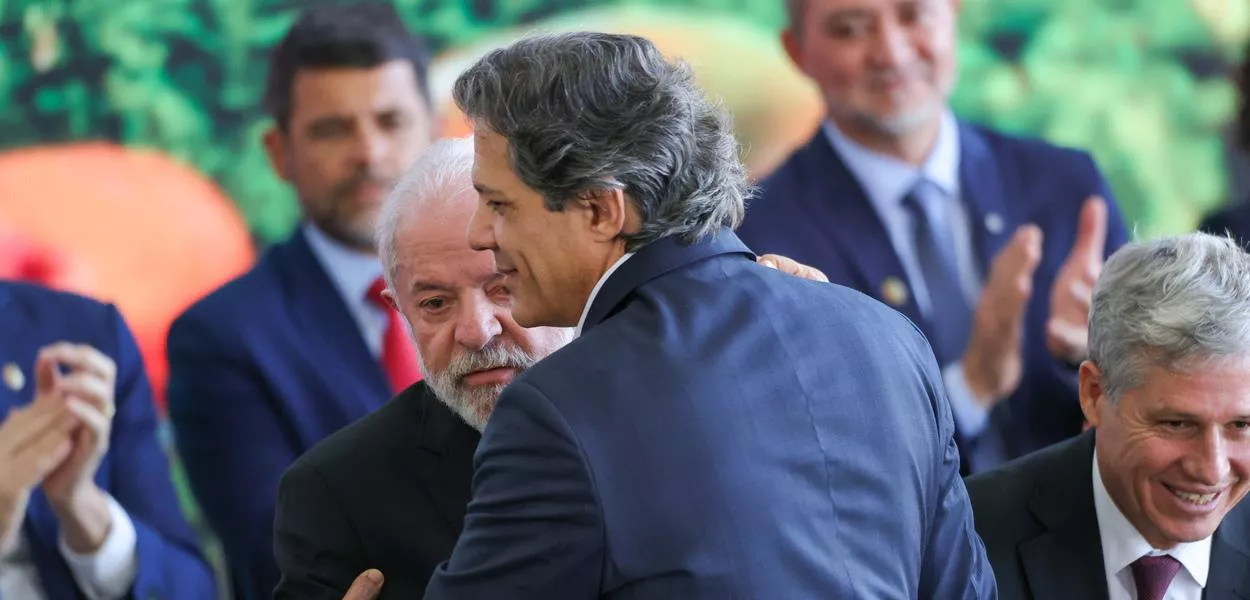 Lula e Fernando Haddad