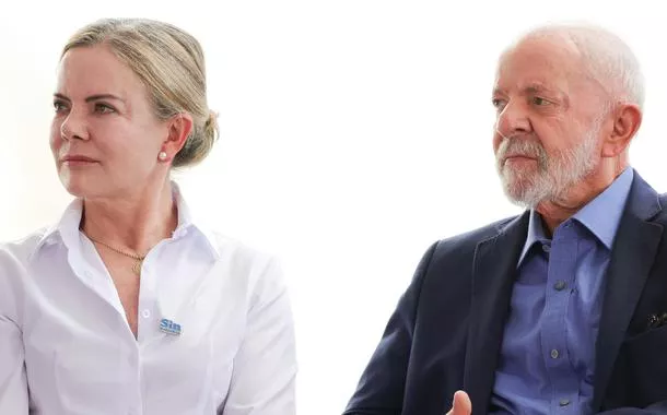 Gleisi Hoffmann e Lula