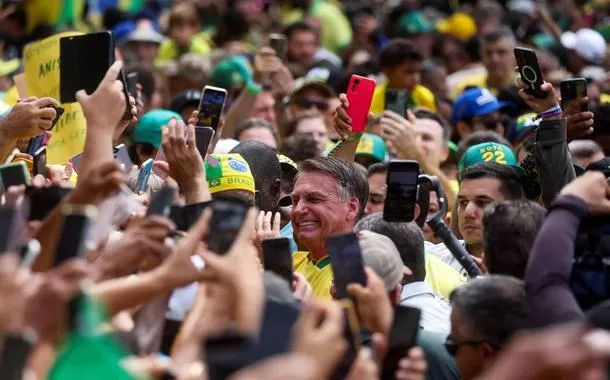 Ato bolsonarista em Copacabana (RJ)