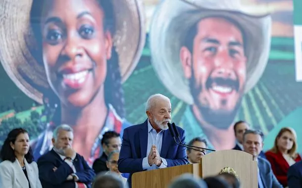 Lula no anúncio do Plano Safra