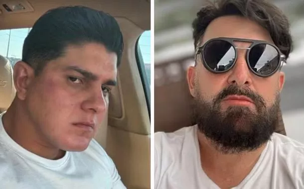 Thiago Adolfo e Deyvid Luiz Leite foram mortos a tiros em uma imobiliária de Balneário Piçarras (SC)