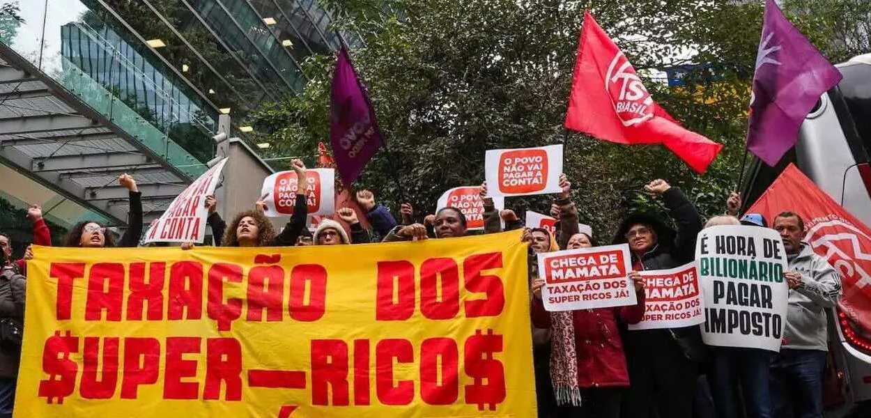 Manifestação pela taxação dos super-ricos