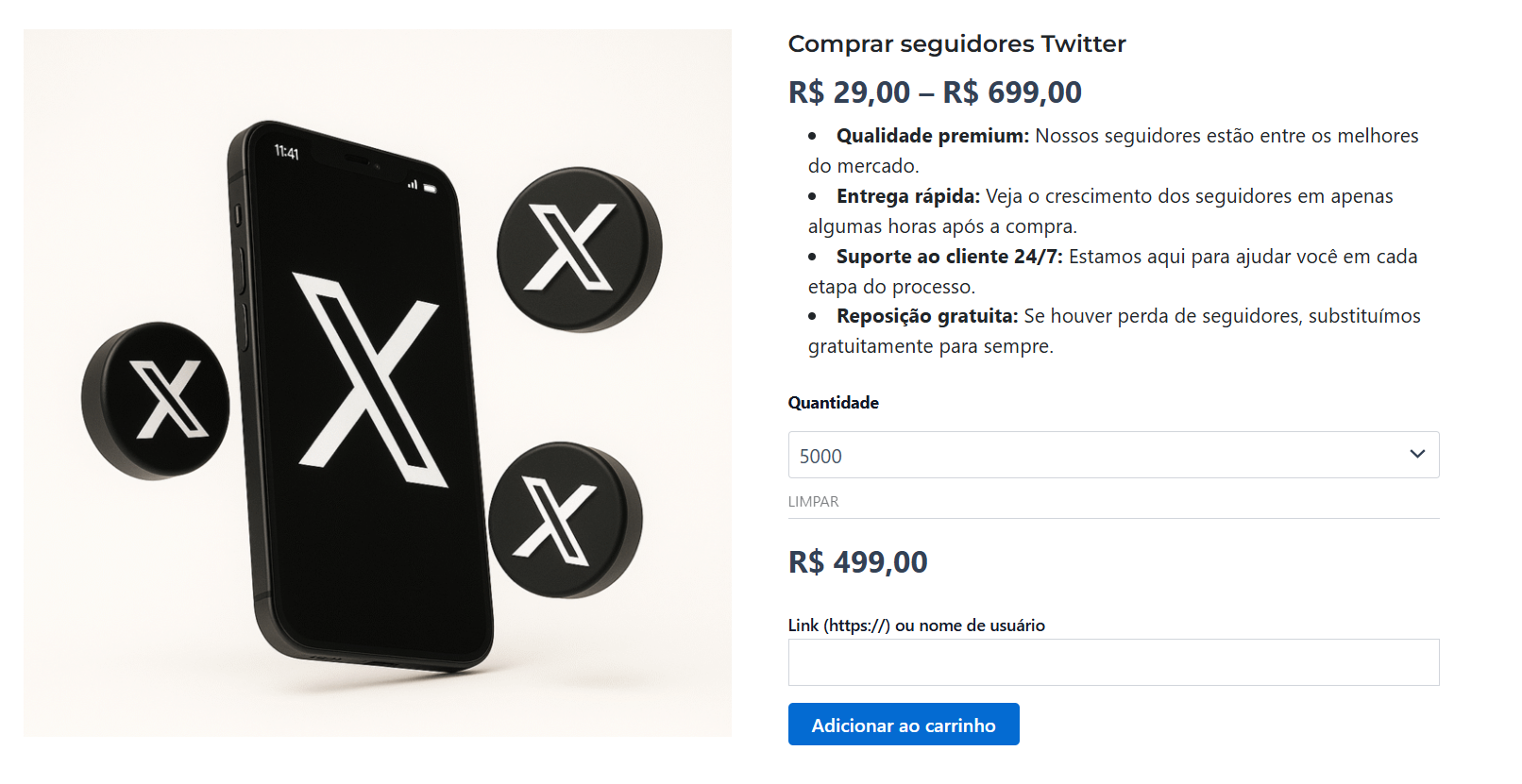 Os melhores sites para comprar seguidores no Twitter