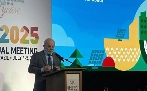 Presidente Lula durante Reunião anual do Novo Banco de Desenvolvimento (NDB). Rio de Janeiro - RJ
