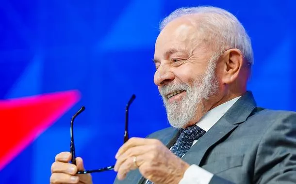 Presidente Lula durante a Cerimônia de Abertura do Fórum Empresarial dos BRICS, no Pier Mauá. Rio de Janeiro