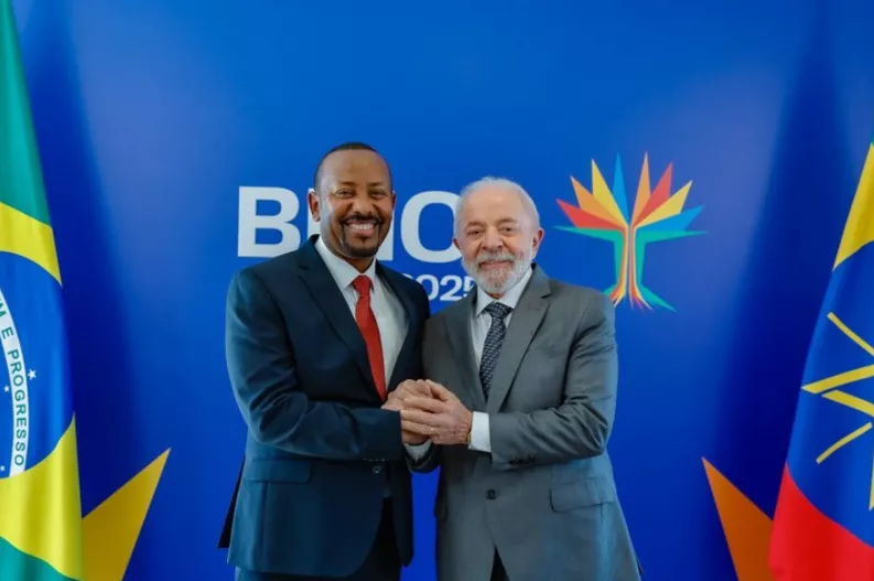 Lula e Abiy Ahmed Ali