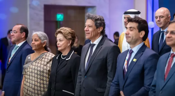 Dilma Rousseff, Fernando Haddad e Gabriel Galípolo
