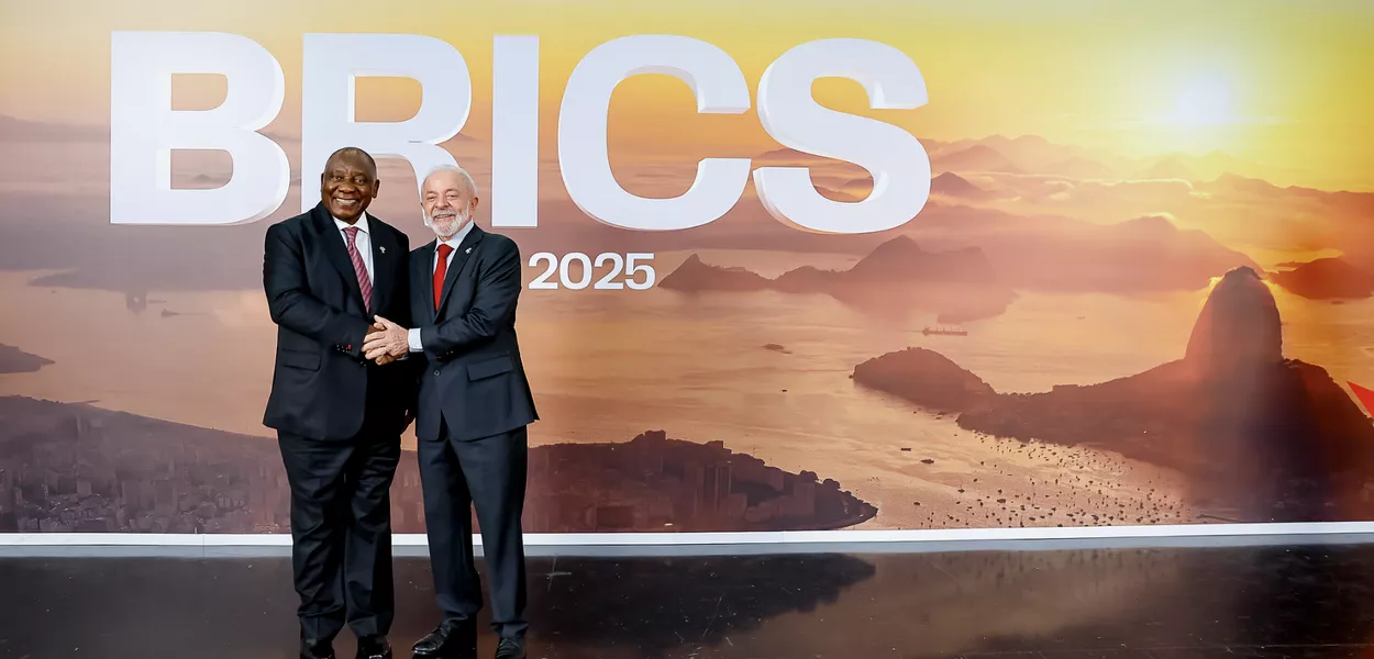 Cyril Ramaphosa e Lula - Rio de Janeiro-RJ - 06/07/2025