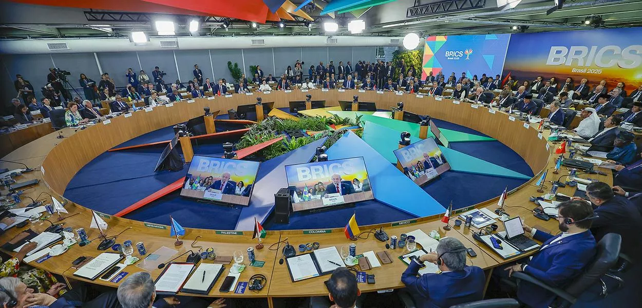 Líderes do BRICS, no Rio
