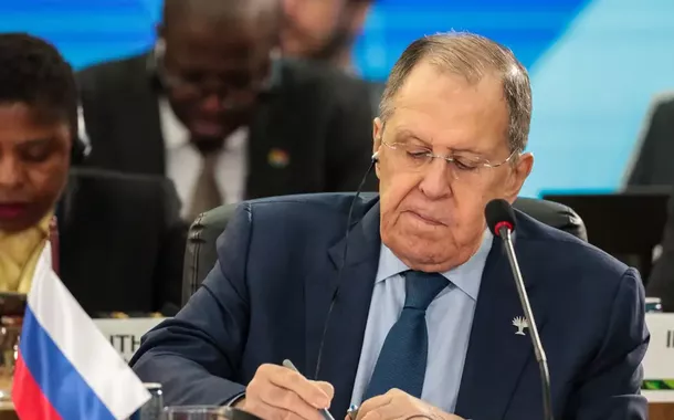 Rio de Janeiro (RJ), 07/07/2025 - O Primeiro ministro, Sergei Lavrov (Rússia), durante abertura da plenária Meio ambiente, COP 30 e saúde global, no BRICS, no Museu da Arte Moderna do Rio de Janeiro (MAM-RJ)